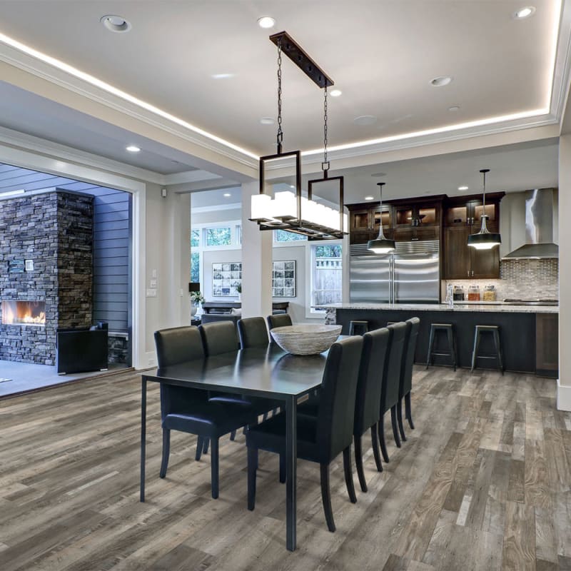 Aqualogic Pro Acadia Pine SPC Vinyl Flooring w/Pad - Seconds and